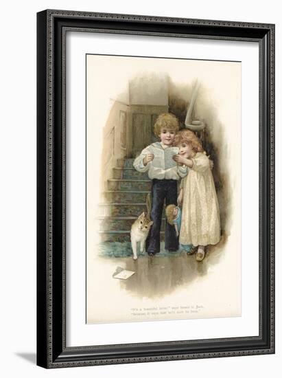 Letter from Father-English School-Framed Giclee Print