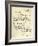 Letter from John Wesley to Samuel Bradburn, 25th March 1783-John Wesley-Framed Giclee Print