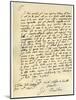 Letter from Sir Issac Newton to William Briggs, 20th June 1682-Sir Isaac Newton-Mounted Giclee Print