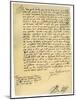 Letter from Sir Walter Raleigh to Robert Dudley, Earl of Leicester, 29th March 1586-Walter Raleigh-Mounted Giclee Print