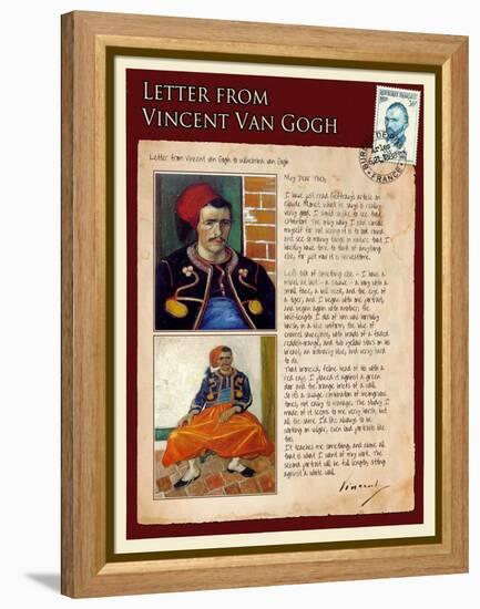 Letter from Vincent: Zouave-Vincent van Gogh-Framed Premier Image Canvas