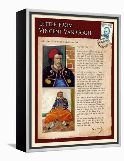 Letter from Vincent: Zouave-Vincent van Gogh-Framed Premier Image Canvas