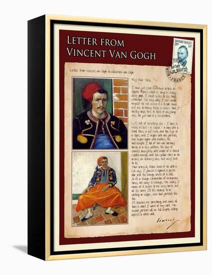 Letter from Vincent: Zouave-Vincent van Gogh-Framed Premier Image Canvas