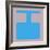 Letter I Blue-NaxArt-Framed Art Print