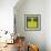 Letter I Yellow-NaxArt-Framed Art Print displayed on a wall