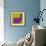 Letter J Purple-NaxArt-Framed Art Print displayed on a wall