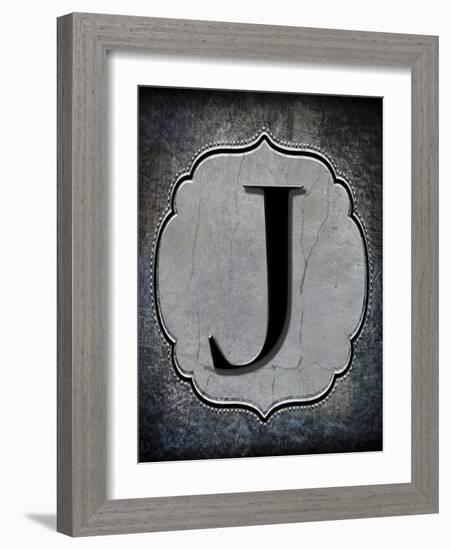 Letter J-LightBoxJournal-Framed Giclee Print