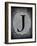 Letter J-LightBoxJournal-Framed Giclee Print