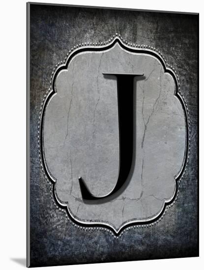 Letter J-LightBoxJournal-Mounted Giclee Print