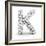 Letter K, From Voleyballs-iunewind-Framed Premium Giclee Print