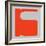 Letter K Orange-NaxArt-Framed Art Print