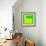 Letter K Yellow-NaxArt-Framed Premium Giclee Print displayed on a wall