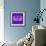 Letter M Purple-NaxArt-Framed Art Print displayed on a wall