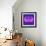 Letter M Purple-NaxArt-Framed Art Print displayed on a wall