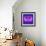 Letter M Purple-NaxArt-Framed Art Print displayed on a wall