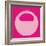 Letter O Pink-NaxArt-Framed Art Print