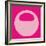 Letter O Pink-NaxArt-Framed Art Print