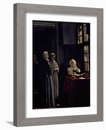 Letter of Recommendation-Francois Bonvin-Framed Giclee Print