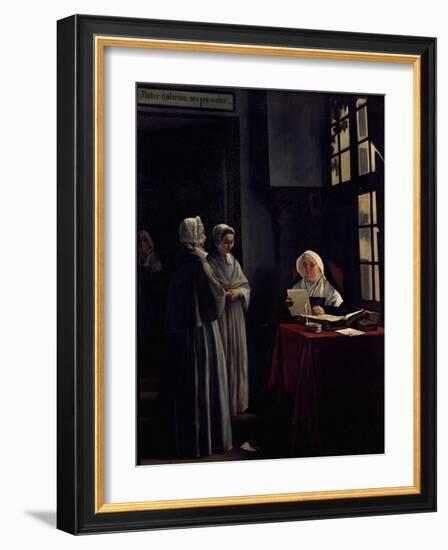 Letter of Recommendation-Francois Bonvin-Framed Giclee Print