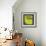 Letter P Green-NaxArt-Framed Art Print displayed on a wall