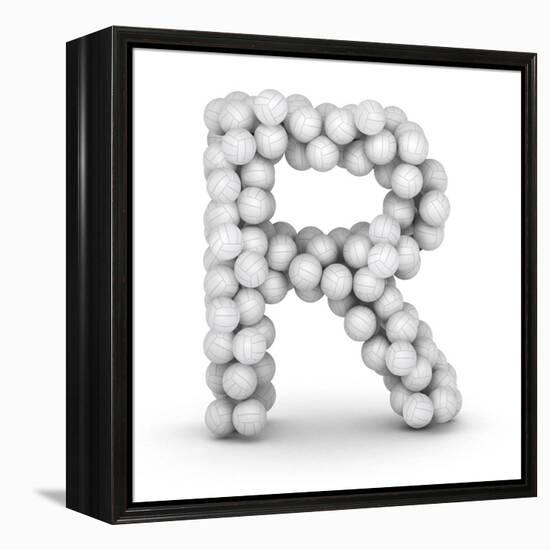 Letter R, From Voleyballs-iunewind-Framed Stretched Canvas