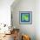 Letter R Green-NaxArt-Framed Premium Giclee Print displayed on a wall