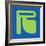 Letter R Green-NaxArt-Framed Premium Giclee Print