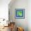 Letter R Green-NaxArt-Framed Premium Giclee Print displayed on a wall