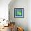 Letter R Green-NaxArt-Framed Premium Giclee Print displayed on a wall