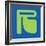 Letter R Green-NaxArt-Framed Premium Giclee Print