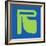 Letter R Green-NaxArt-Framed Premium Giclee Print