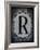 Letter R-LightBoxJournal-Framed Giclee Print