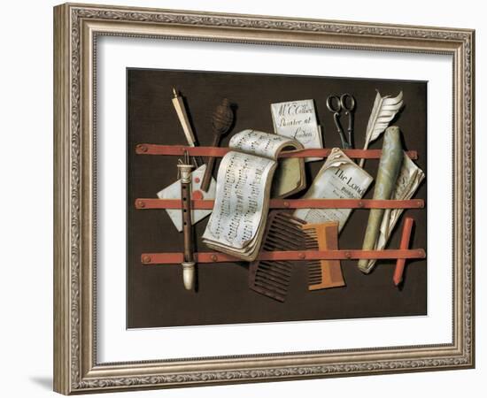 Letter Rack, C.1698-Evert Collier-Framed Giclee Print