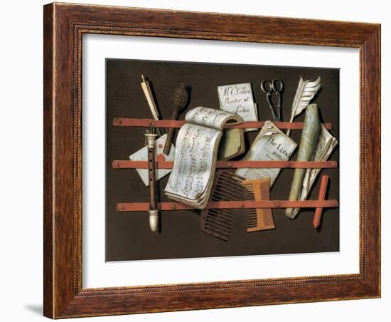 Letter Rack, C.1698-Evert Collier-Framed Giclee Print