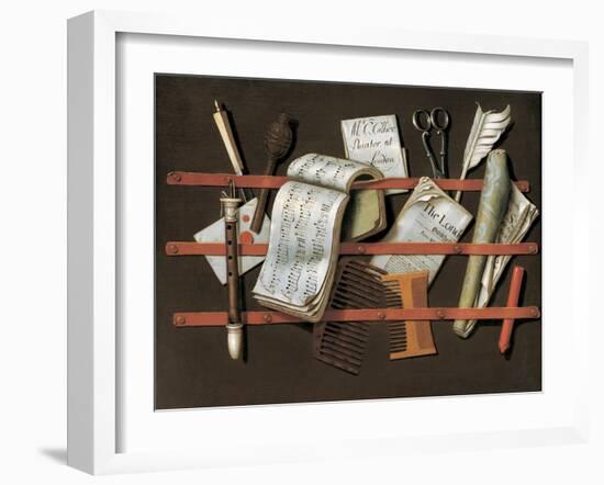 Letter Rack, C.1698-Evert Collier-Framed Giclee Print