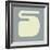 Letter S White-NaxArt-Framed Art Print