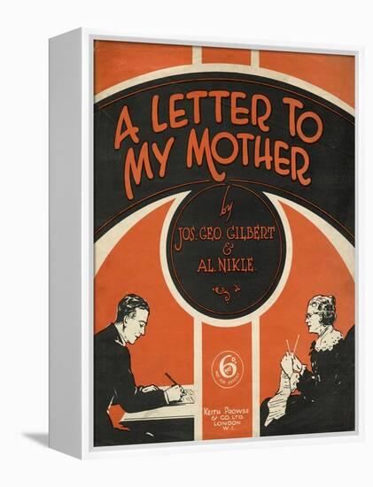 Letter to Mother-null-Framed Stretched Canvas