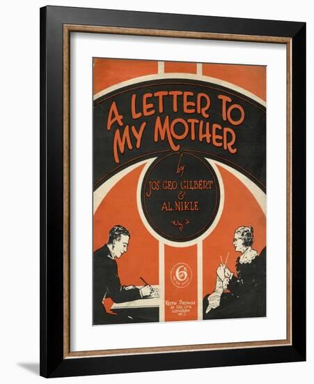 Letter to Mother-null-Framed Art Print