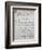 Letter to Prince of Saxony, Frederick Augustus Ii, Sent to Accompany the Mass in B Minor, Bwv 232-Johann Sebastian Bach-Framed Giclee Print