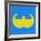 Letter W Yellow-NaxArt-Framed Art Print