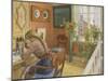 Letter-writing, 1912-Carl Larsson-Mounted Giclee Print