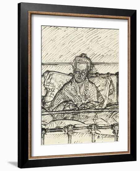 Letter Writing-Harold Gilman-Framed Giclee Print