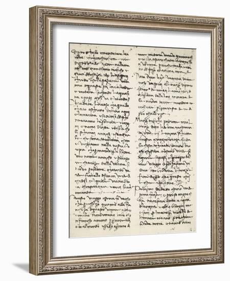 Letter Written-Amerigo Vespucci-Framed Giclee Print