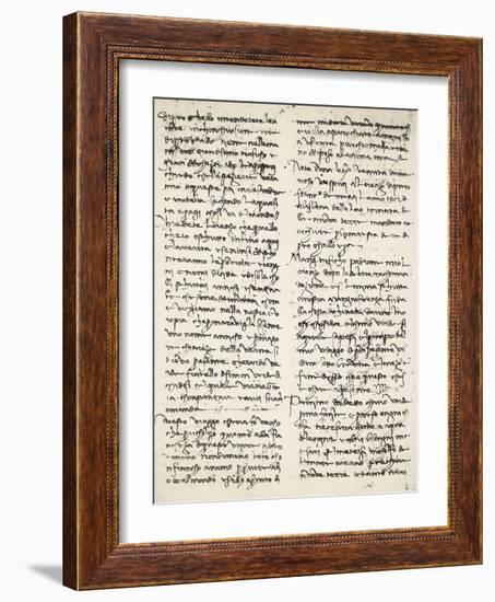 Letter Written-Amerigo Vespucci-Framed Giclee Print