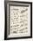 Letter Written-Amerigo Vespucci-Framed Giclee Print