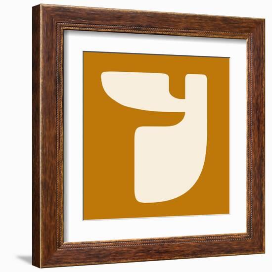 Letter Y White-NaxArt-Framed Art Print