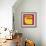 Letter Z Yellow-NaxArt-Framed Art Print displayed on a wall