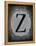 Letter Z-LightBoxJournal-Framed Premier Image Canvas