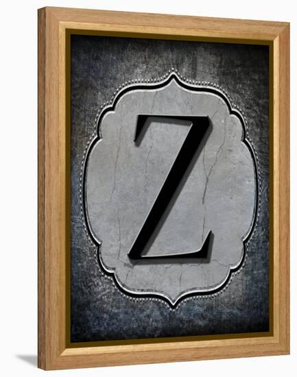 Letter Z-LightBoxJournal-Framed Premier Image Canvas