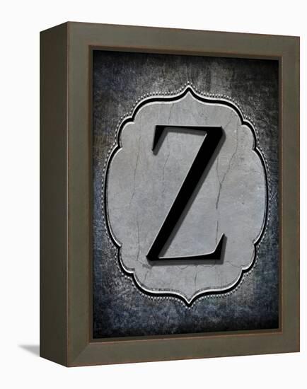 Letter Z-LightBoxJournal-Framed Premier Image Canvas